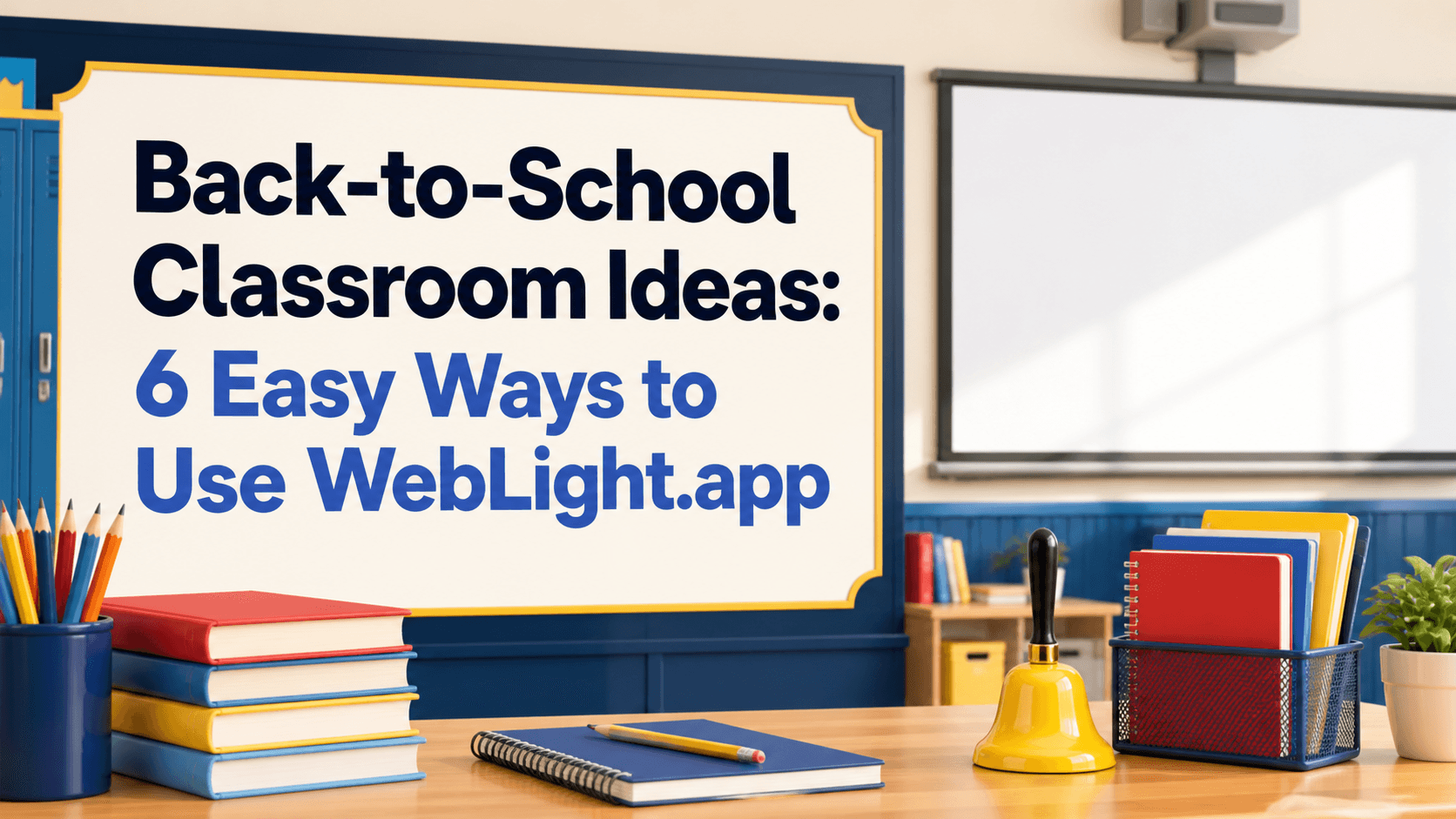 Back-to-School Classroom Ideas: 6 Easy Ways to Use WebLight.app